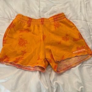 Alphalete shorts tye dye